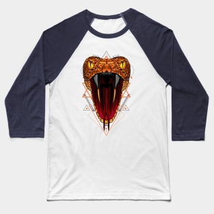 snake head angry Baseball T-Shirt